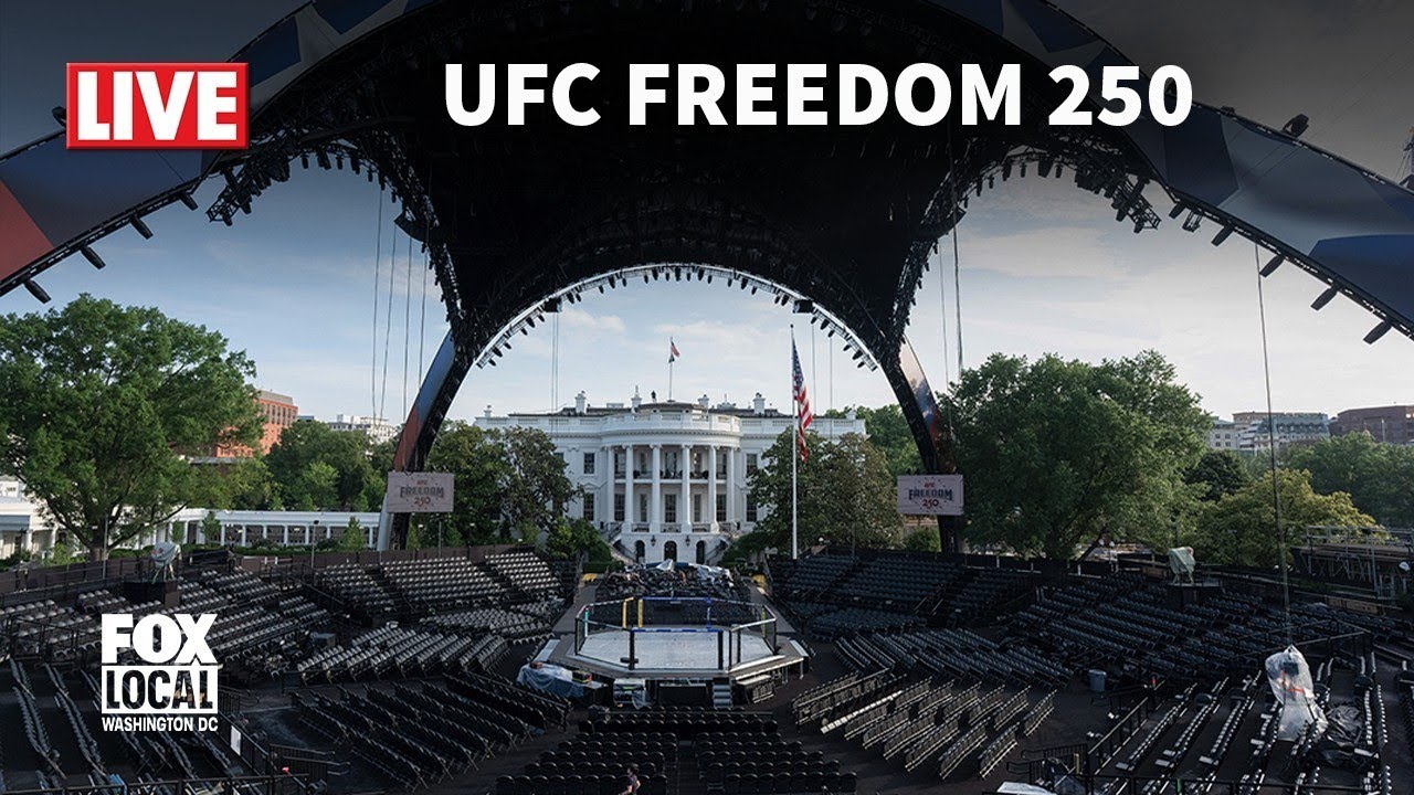 LIVE: UFC Freedom 250 entrances