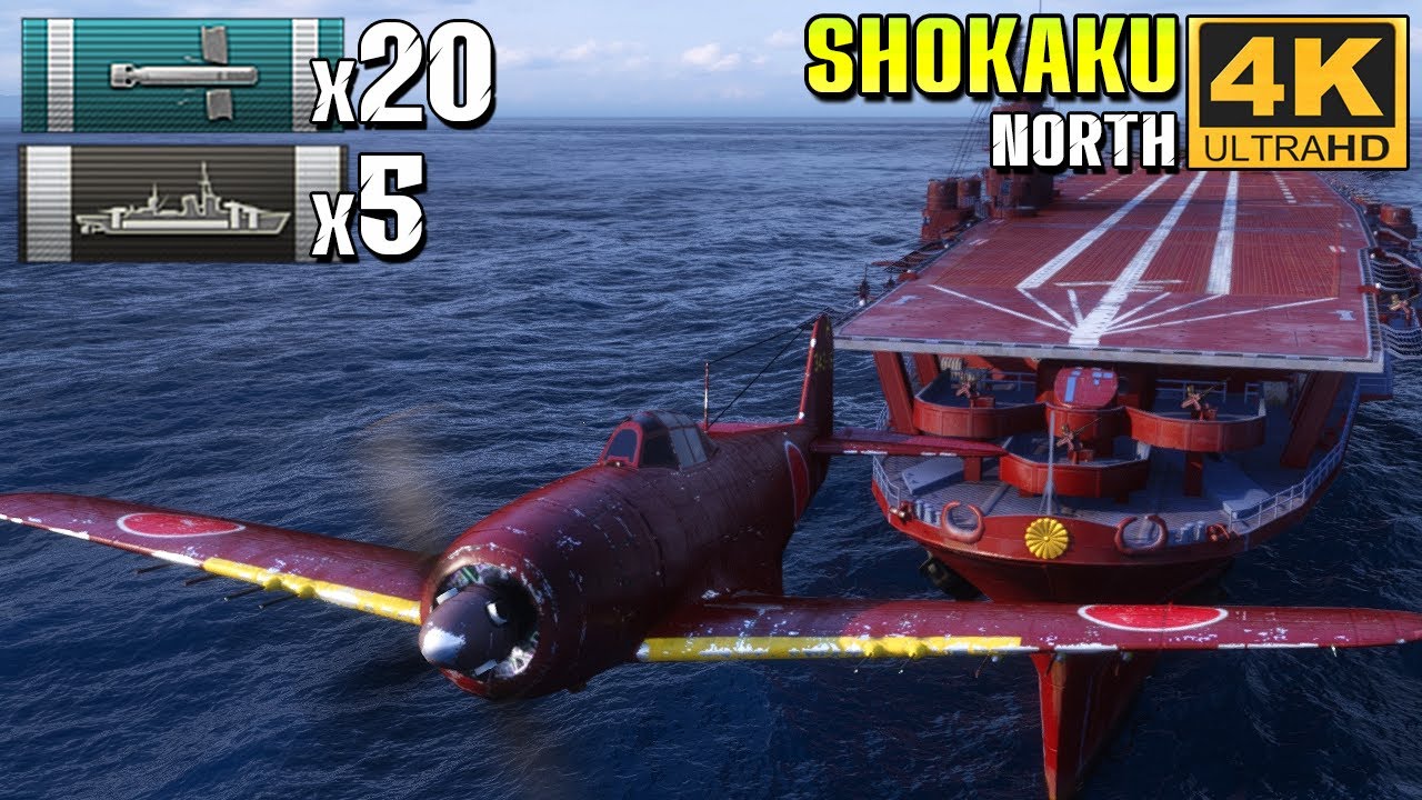 Shokaku Dominates from Start to Finish – Torpedoes, Rockets, and AP Bombs Unleashed! 🚀💥