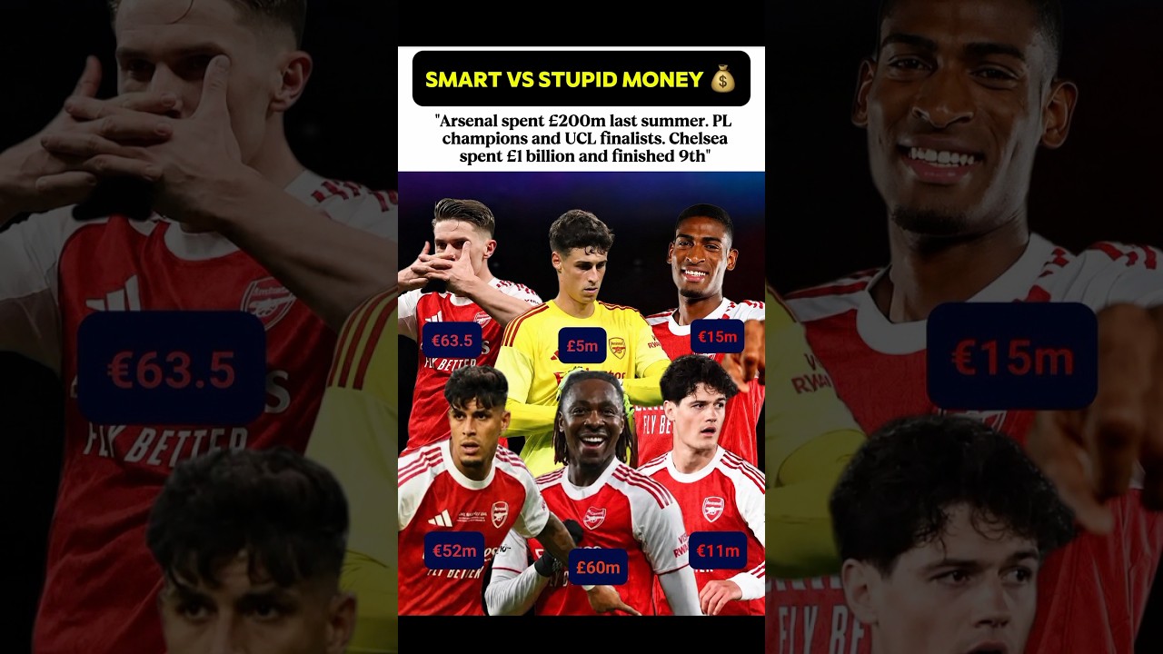 Smart vs Stupid Money #Arsenal #Chelsea #PremierLeague #PL #AFC #News #Today #Football #worldcup2026