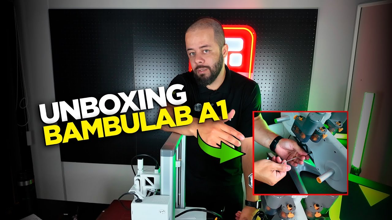 UNBOXING BAMBU LAB A1 COMBO: A IMPRESSORA 3D QUERIDINHA DO MOMENTO! Teste + Primeiras Impressões