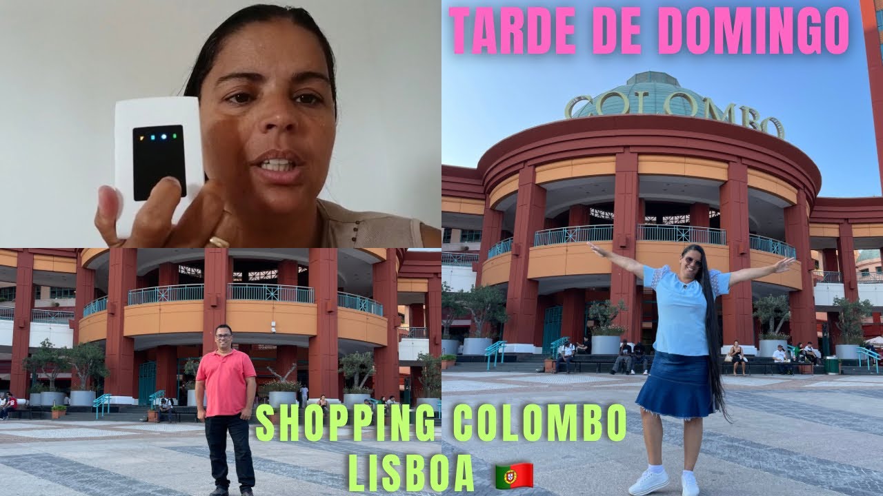 DOMINGO COM ELES NO SHOPPING COLOMBO de Lisboa/ RESOLVENDO PROBLEMA