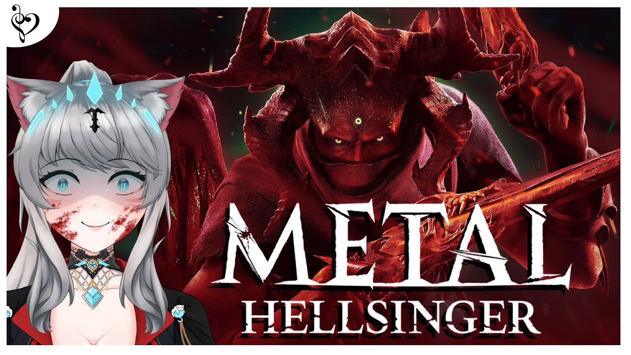 VTUBER SLAYS DEMONS BY JAMMING TO METAL MUSIC (Kisari Plays Metal: Hellsinger FULL GAME)