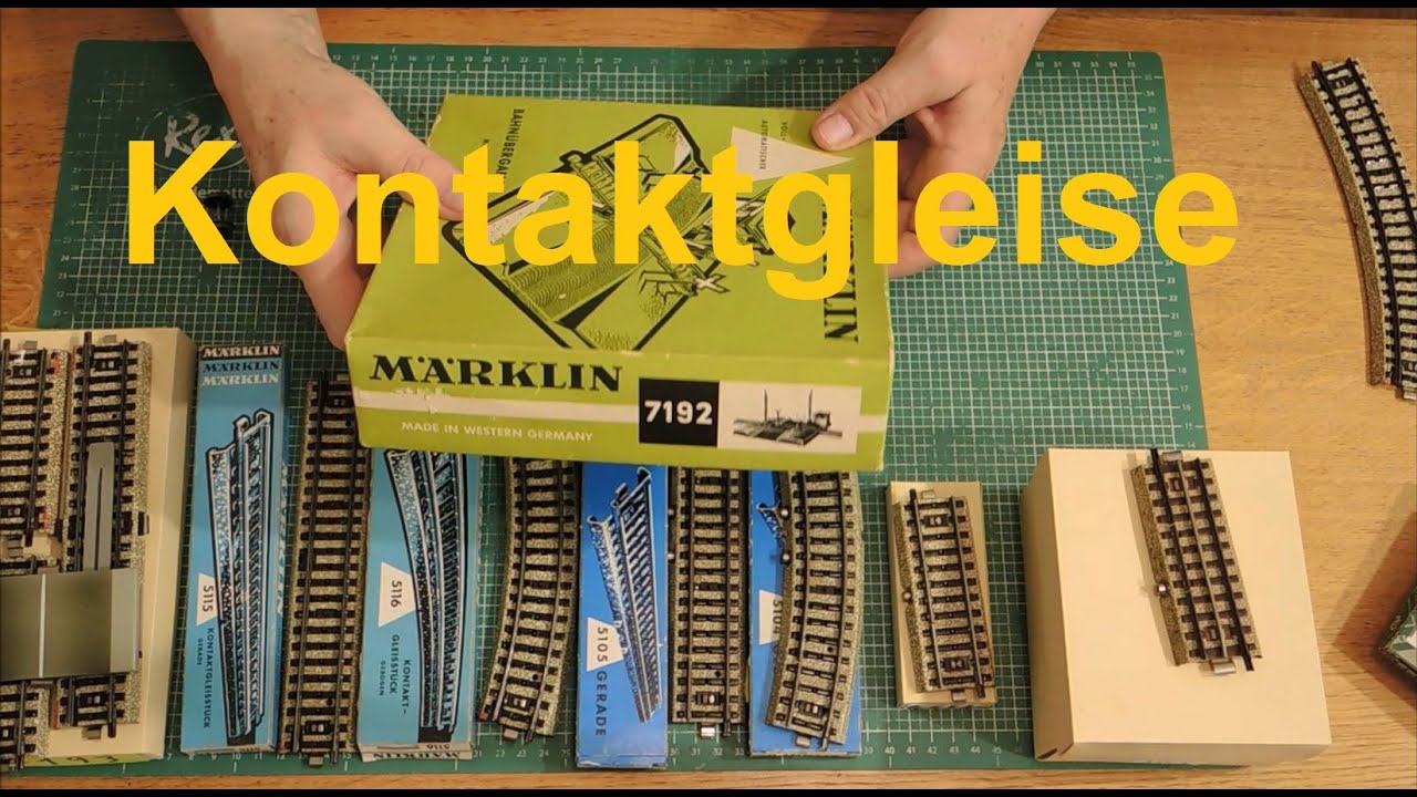 Märklin analog M-Gleis Kontaktgleise - eine Einführung