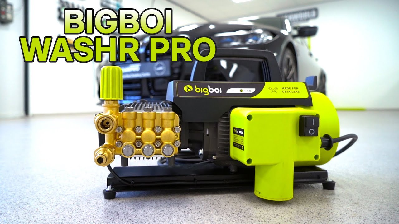 BigBoi WashR Pro - The Best Pressure Washer for Detailers