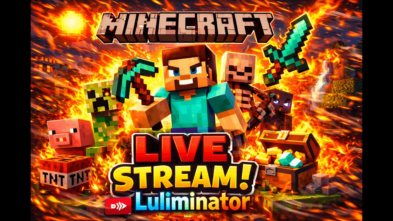 Der Luliminator baut mal wider was in Minecraft