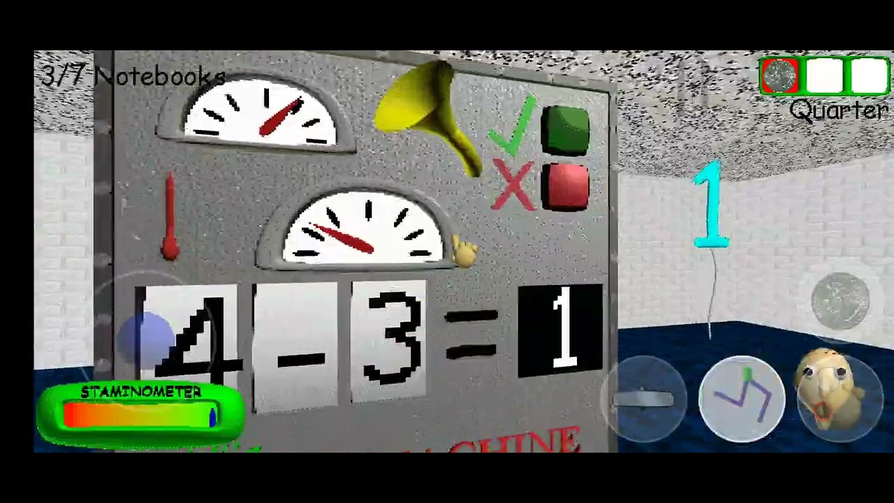 Gameplay Baldi Basic Classic Remastered Demo Style Android 