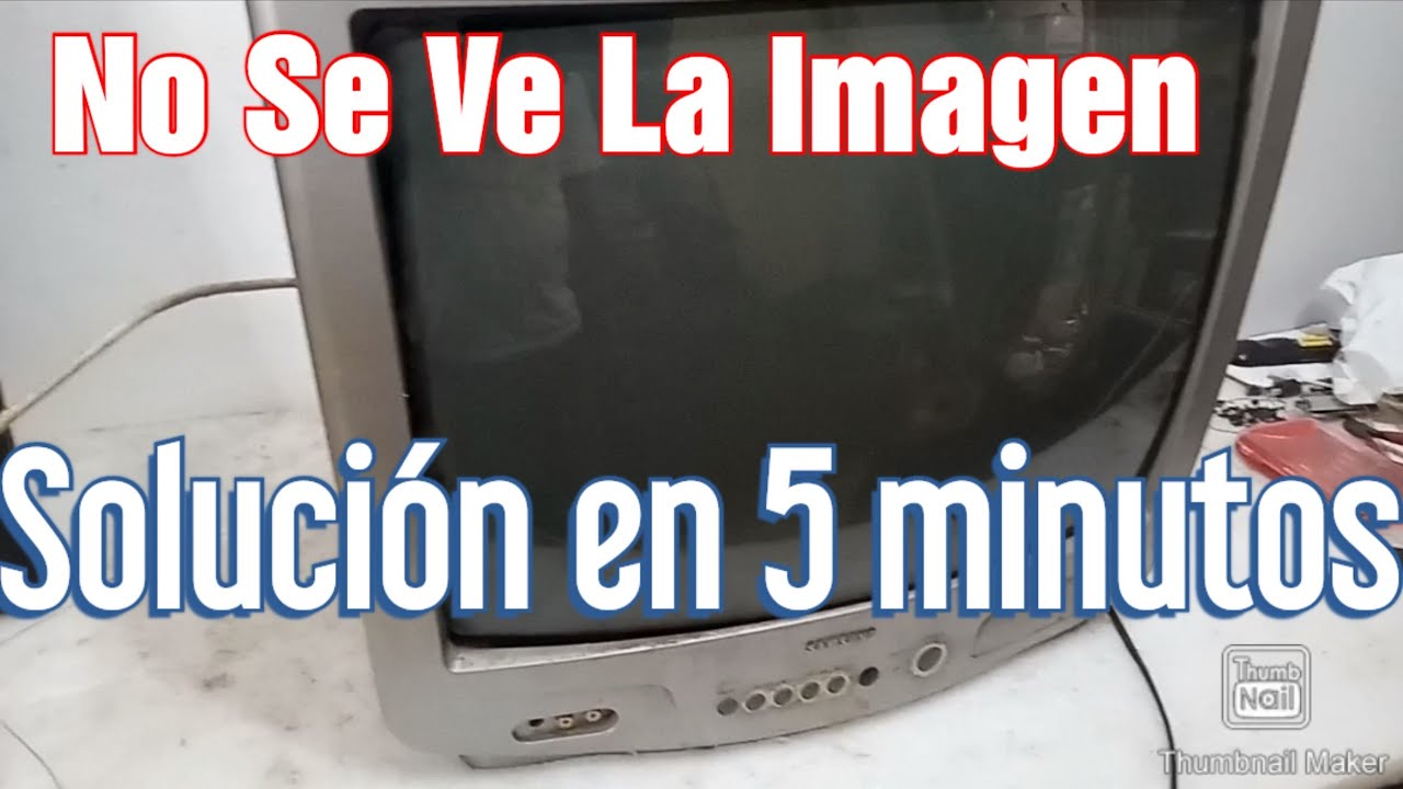 SE ESCUCHA PERO NO SE VE LA IMAGEN - Reparación de tv Samsung CRT