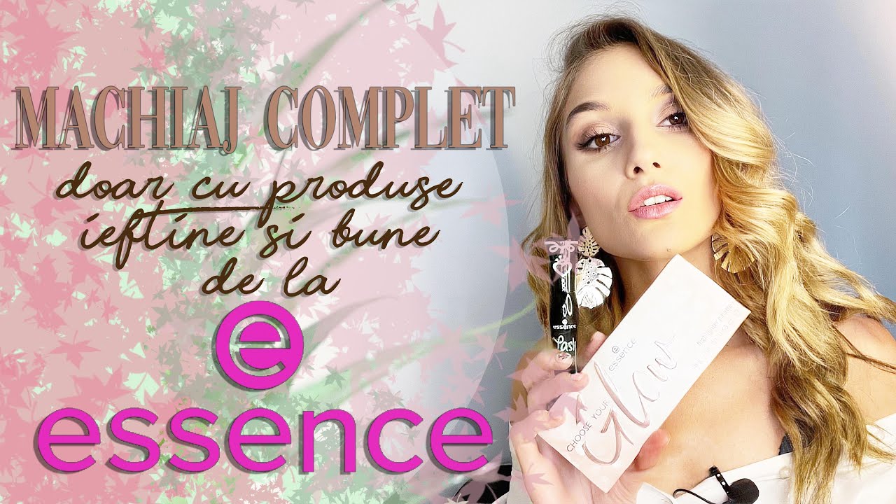 Machiaj complet cu produse ESSENCE || Ieftin si bun