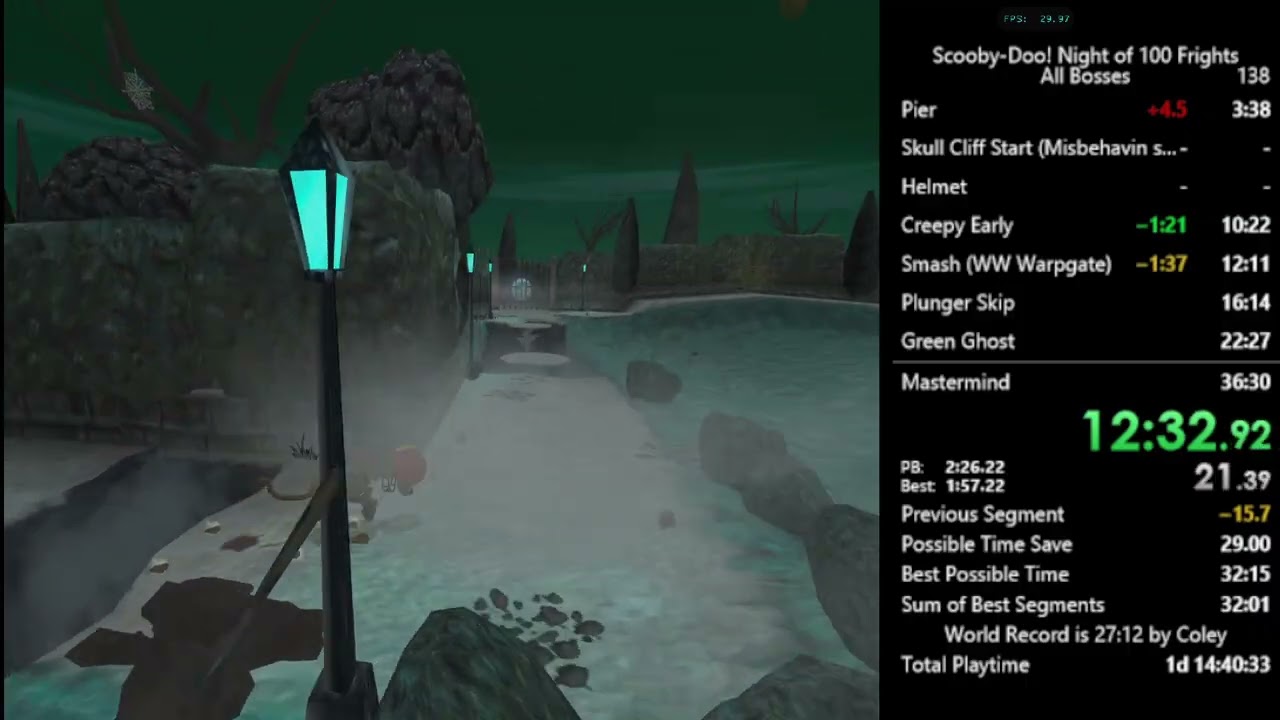 Scooby-Doo: N100F All Bosses in 33:23 (PB)