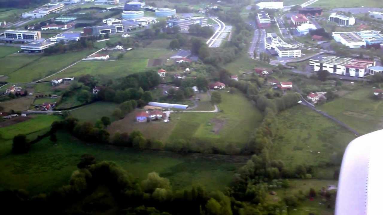 Aterrizaje en aeropuerto de Bilbao