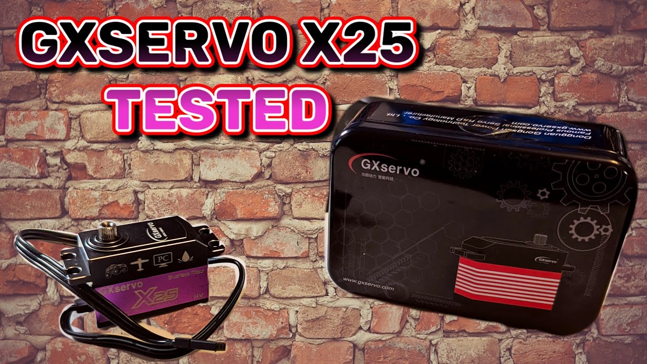 GXservo Metal Brushless servo X25 tested