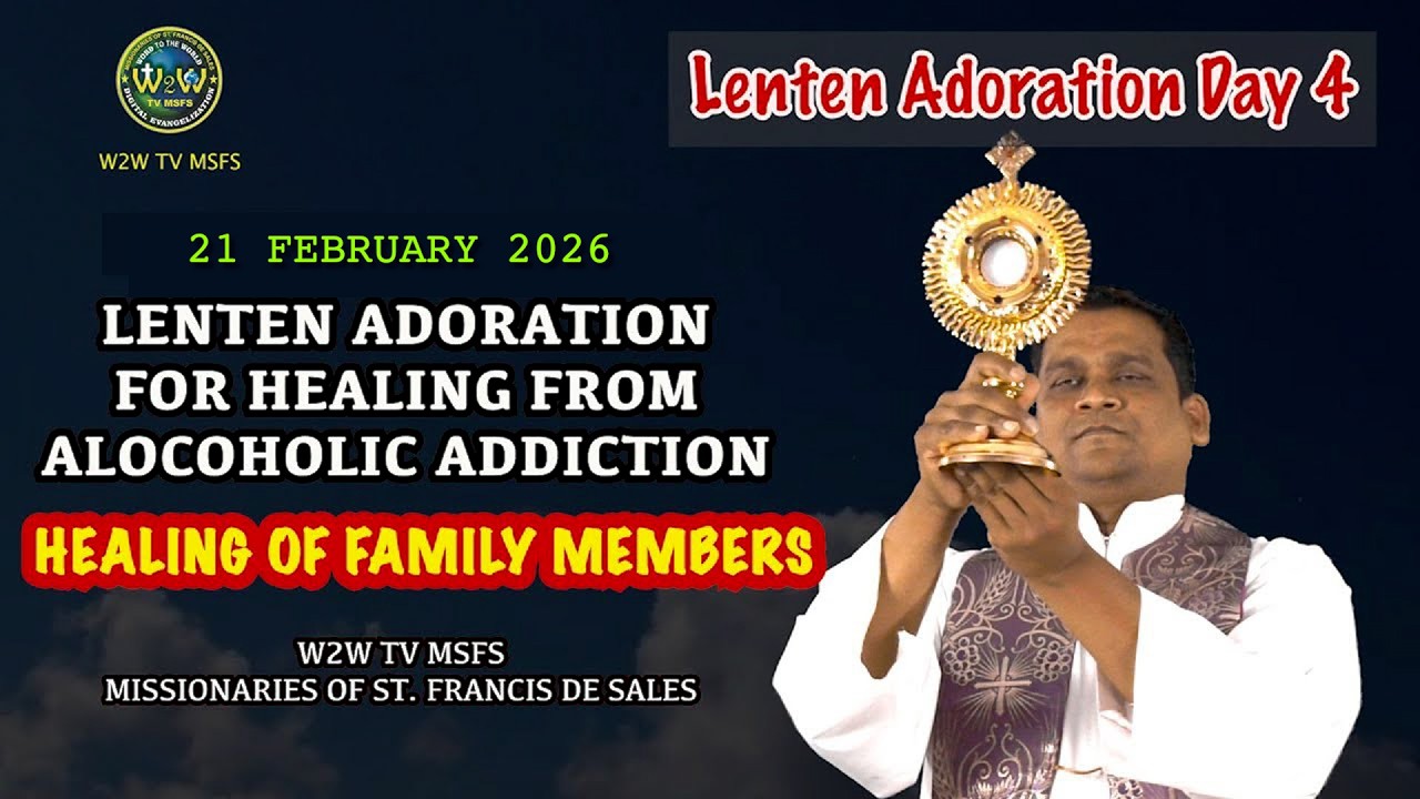 MORNING PRAYER AND HEALING ADORATION | 21 FEBRUARY 2026 #lent #lenten #adoration #healing