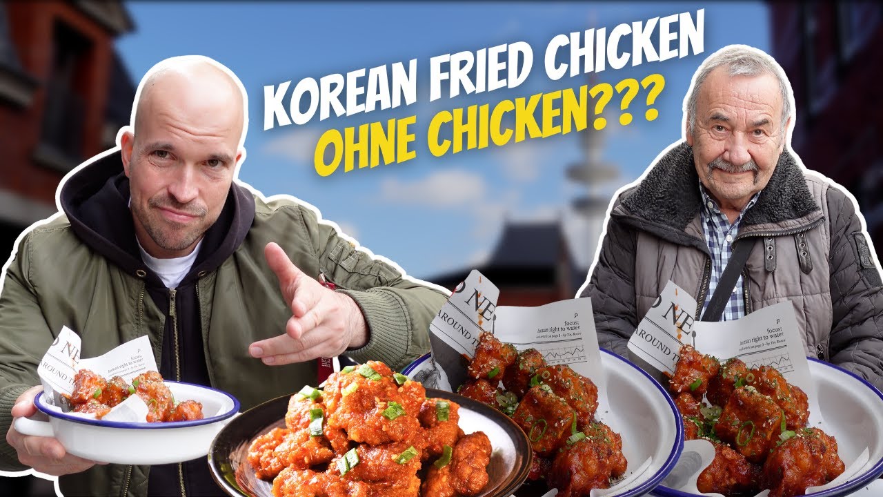 Wie schmeckt VEGANES FRIED CHICKEN!? 🤔🍗 | STREET FOOD Hamburg