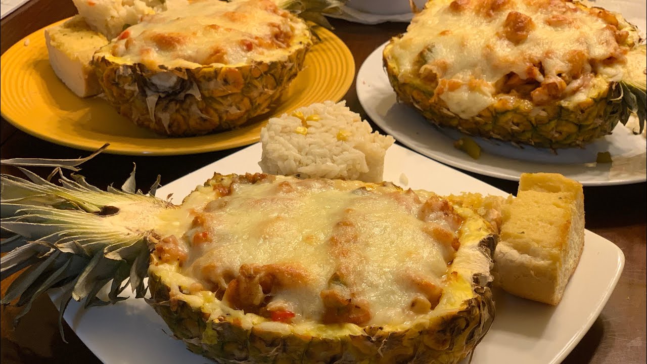 Piña Rellena de Camarones 2x1
