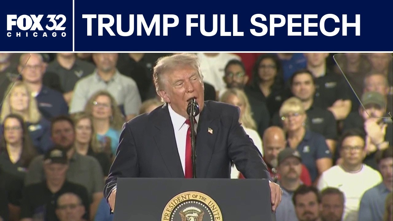 President Trump in Michigan: FULL Remarks from speech in Milford