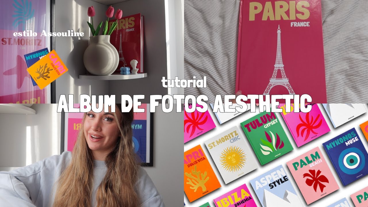 ALBUM DE FOTOS AESTHETIC PASO A PASO *tutorial*  ✨ | estilo Assouline, aesthetic, personalizado.....