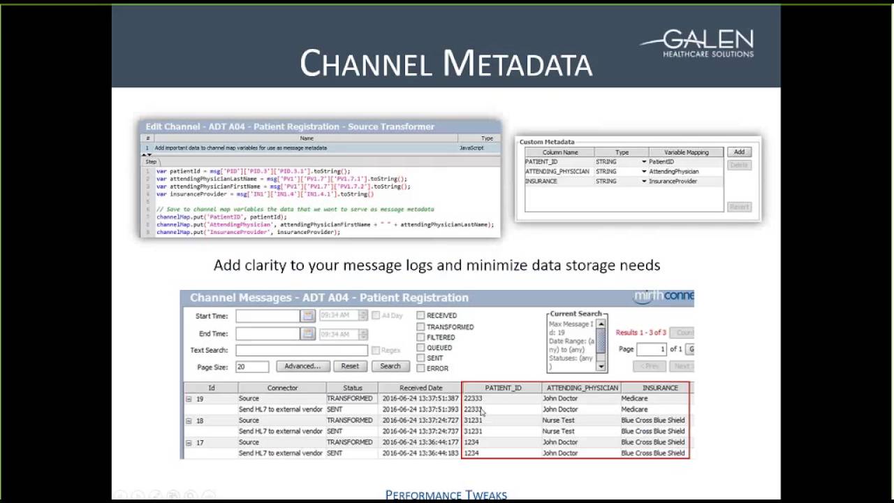 Advanced Topics in the Mirth Connect Interface Engine 20160706 1