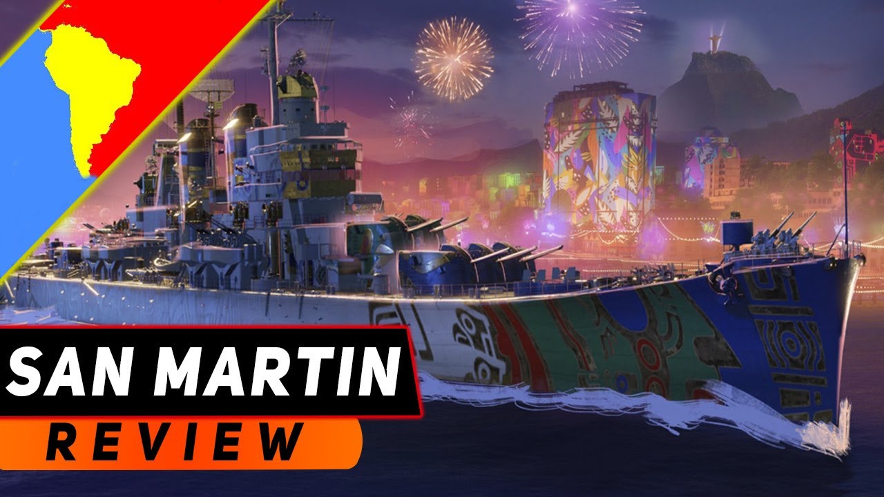 КРЕЙСЕР SAN MARTIN! НЕ ДОХНЕТ,НО НЕ ДАМАЖИТ?! МИР КОРАБЛЕЙ/WORLD OF WARSHIPS