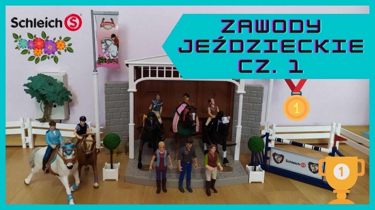 Zawody Jeździeckie 🏆 Mistrzostwa Świata Schleich 2020 część 1 | filmy o koniach