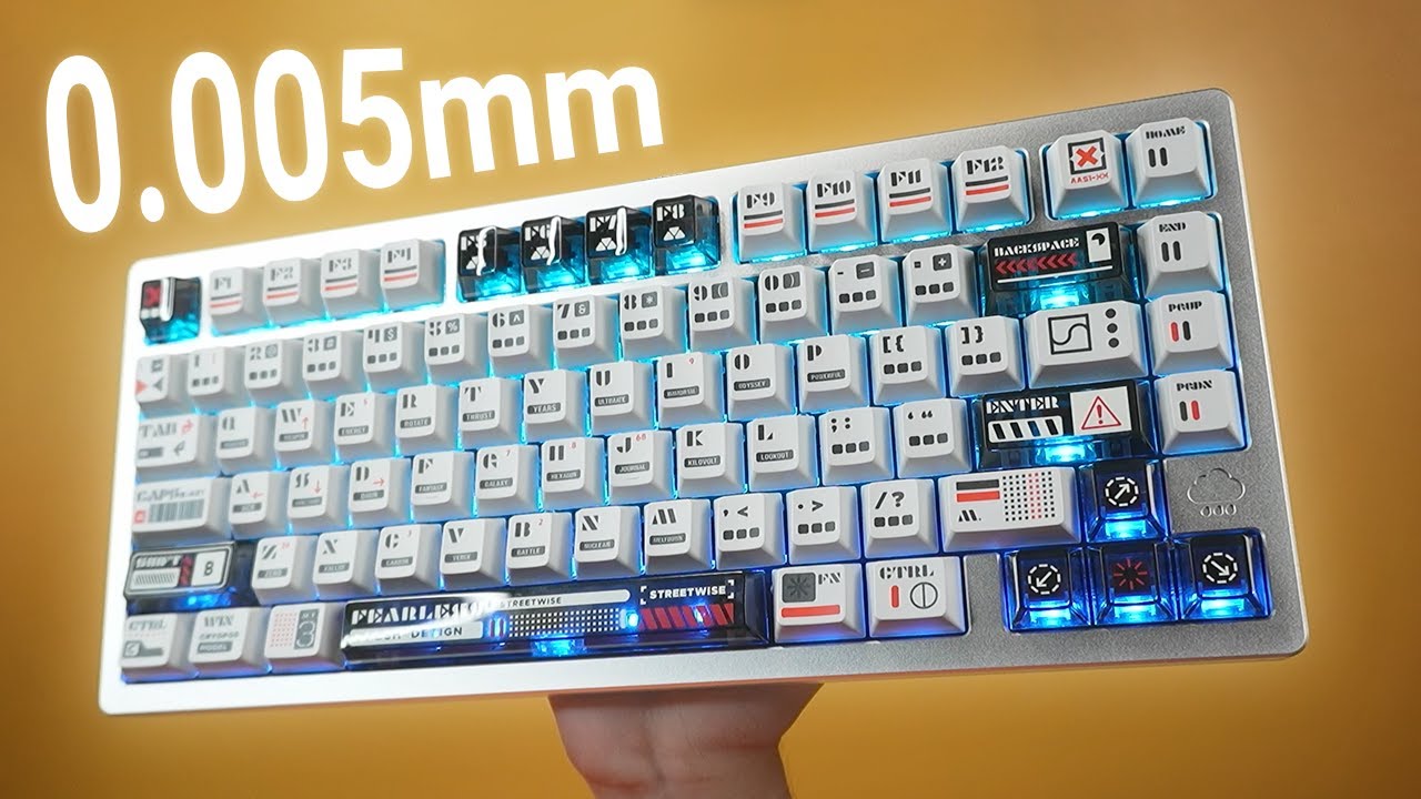 Лучшая магнитная клавиатура 2024 года с характеристиками 75%!? (Обзор WOBKEY Rainy 75 RT)