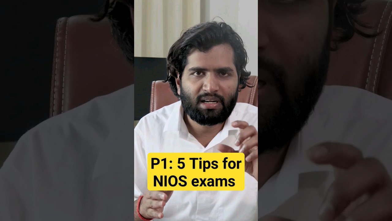 Part 1: Tips to Pass NIOS exams #niosclass12 #nios