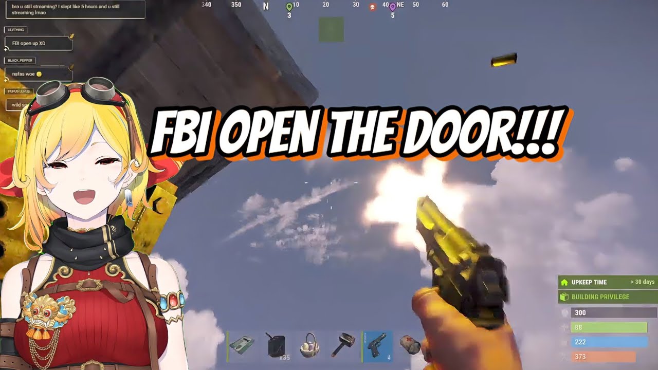 KAELA JADI FBI TAPI MALAH MATI !!! RUST HARI KE 2