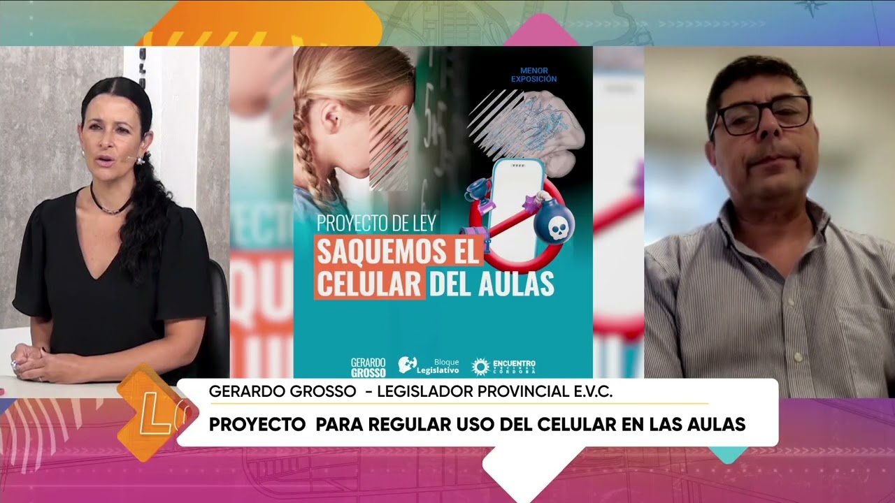 Proyecto para regular uso de celular en las aulas, Gerardo Grosso