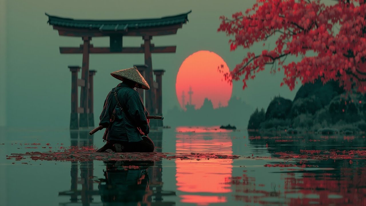 Peaceful Japanese Ambient Music | Zen Meditation & Shakuhachi Flute for Sleep