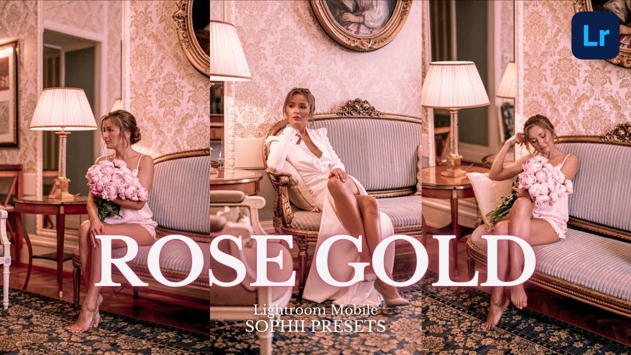 Preset Rose Gold - Como criar esse efeito - Lightroom Mobile Presets