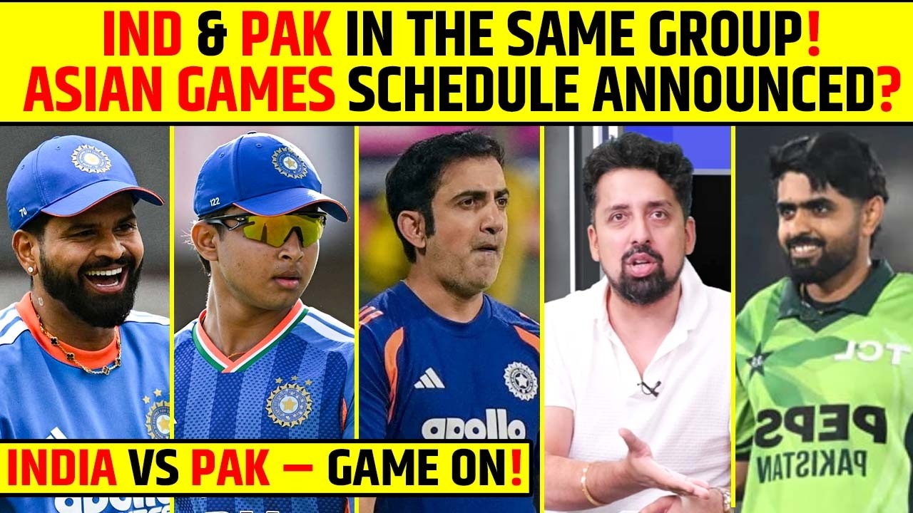 INDIA & PAKISTAN IN THE SAME GROUP? | ASIAN GAMES SCHEDULE OUT? #indvspak #vaibhavsuryavanshi