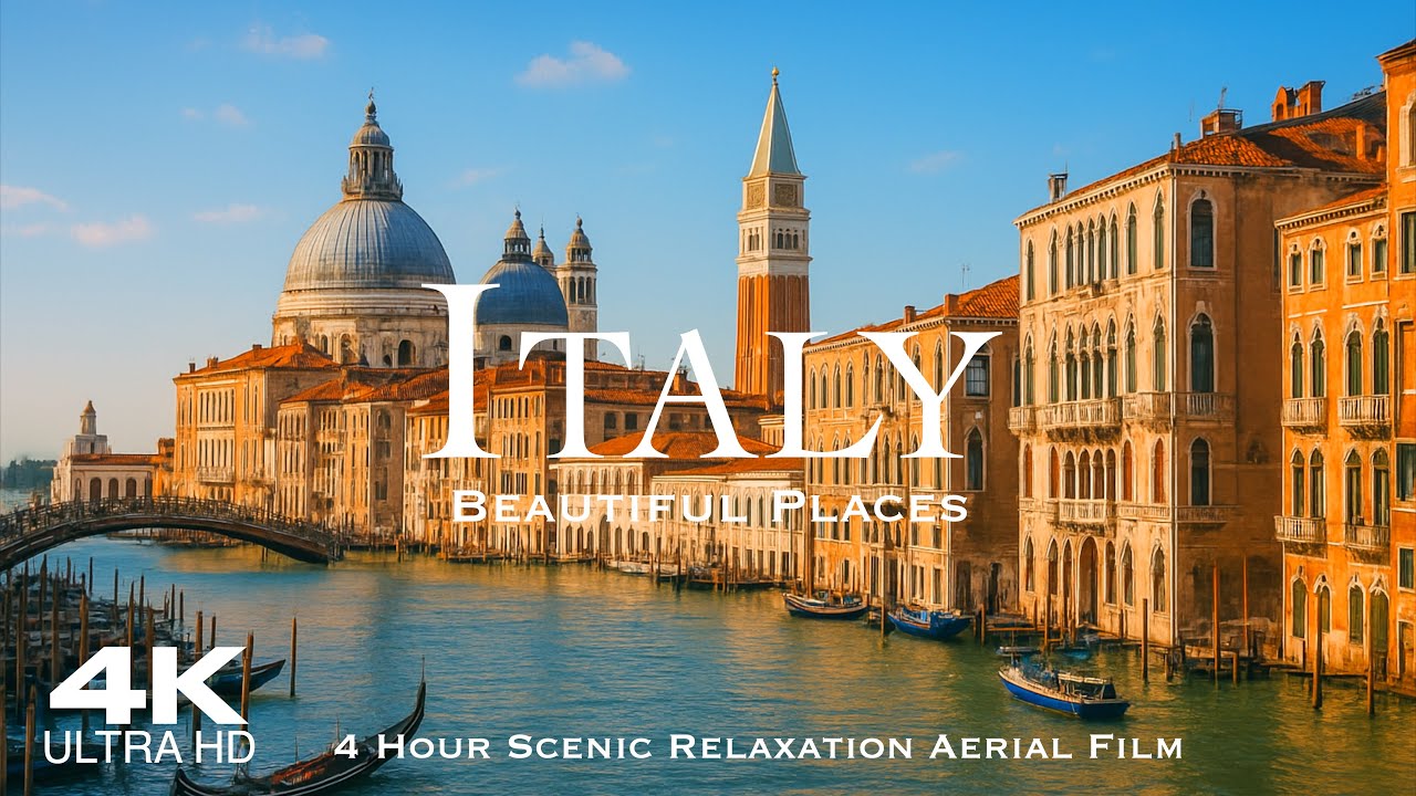 [4K] ITALIA 2026 🇮🇹 Italy Drone | 4 Hour Ambient Aerial Relaxation Film #italy #italia