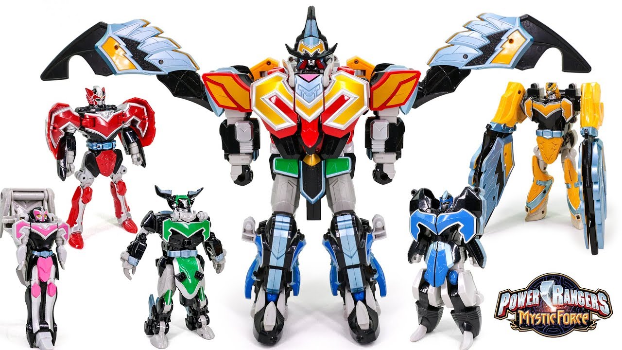 PowerRangers MysticForce Titan MegaZord MagiKing Phoenix Taurus Garuda Mermaid Fairy Transformation