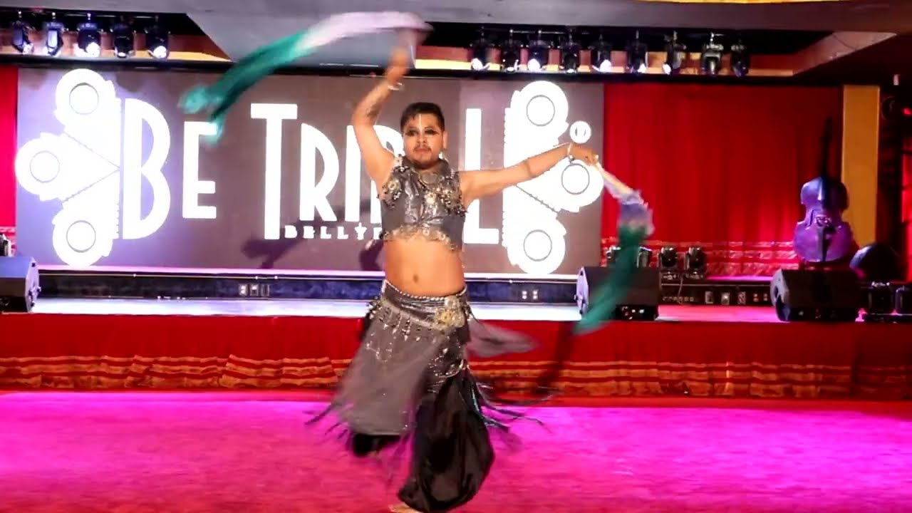 Ghazani Sabah (Fantasy Fan Veils) - Show de Gala Be Tribal Bellydance 25