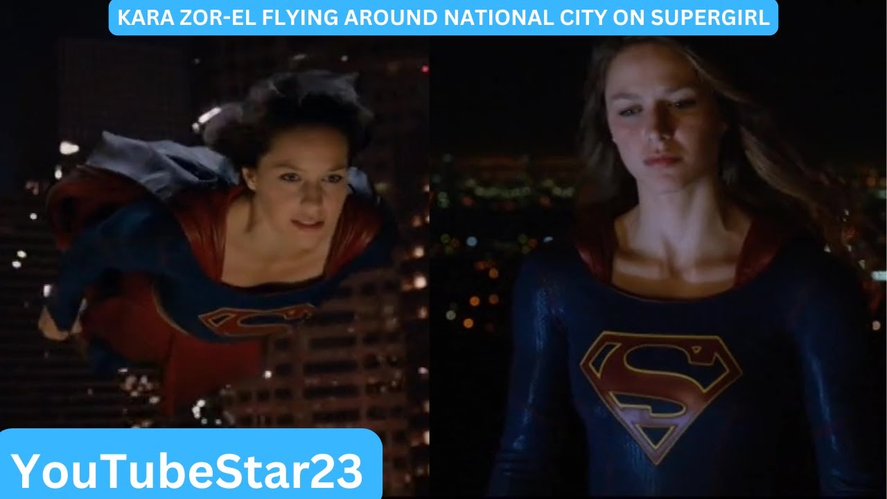 Kara Zor-El flying around National City for 4 minutes straight on Supergirl (Part 3)