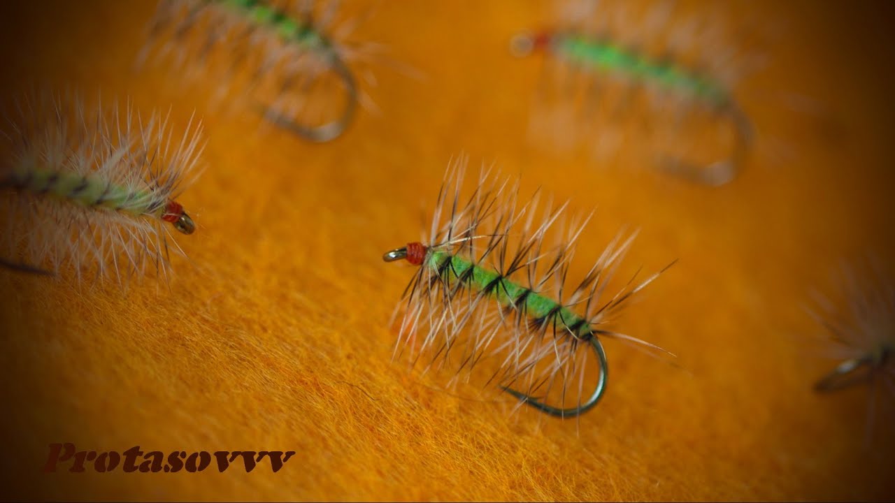 Fly Tying - Chartreuse Palmer