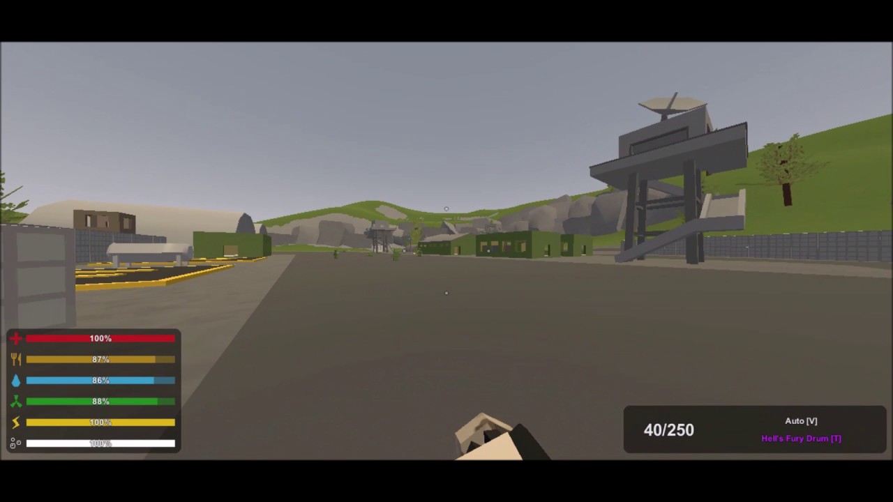 Unturned - Glitch nr 1 - Hell's Fury's dissapear's sight