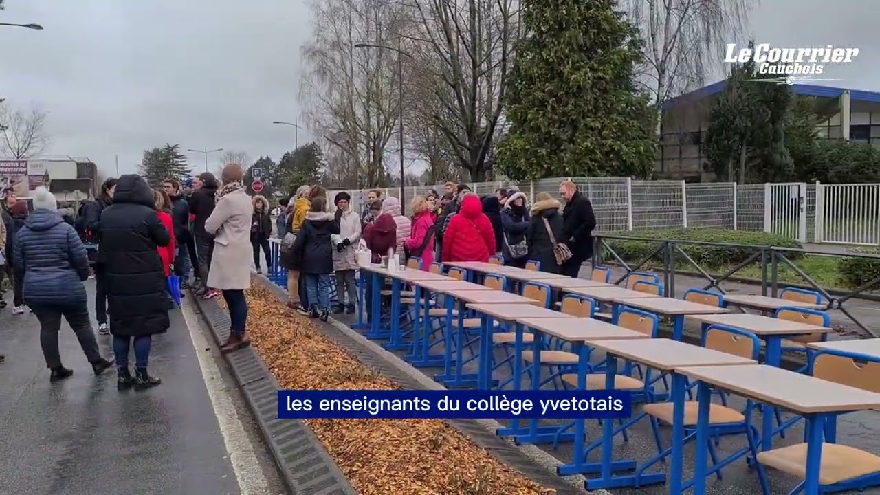 Yvetot : parents d'&eacute;l&egrave;ves et enseignants en col&egrave;re