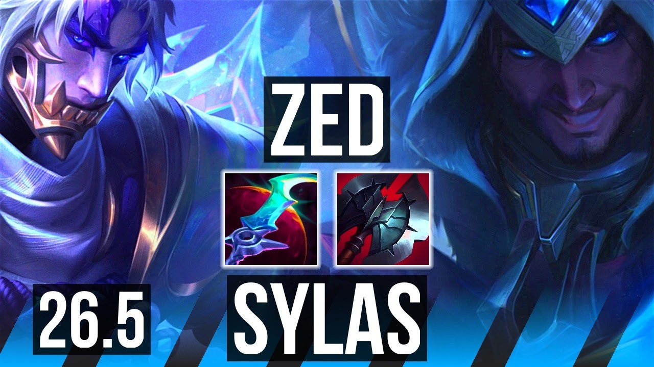 ZED vs SYLAS (MID) | KR Master | 26.5