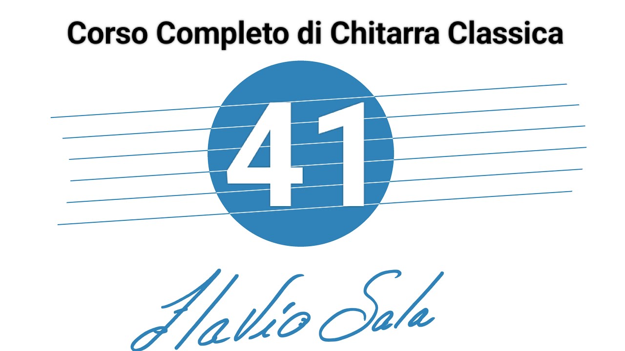 41 Sagreras-Sala I: n° 7 - Pujol II: n° 45abc - Giuliani: n° 2 + Arpeggi 1-7 - Gangi II #FlavioSala