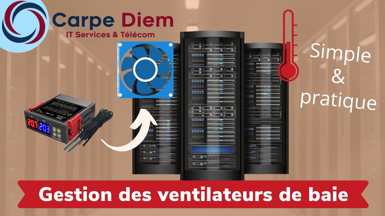 Automatisez la gestion de la ventilation de votre baie de serveur !