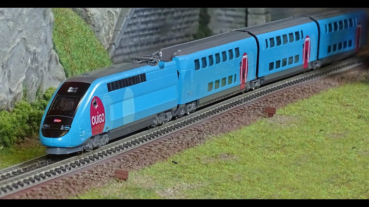 Kato 101763 TGV Duplex SNCF, Ouigo, 10 éléments, échelle N