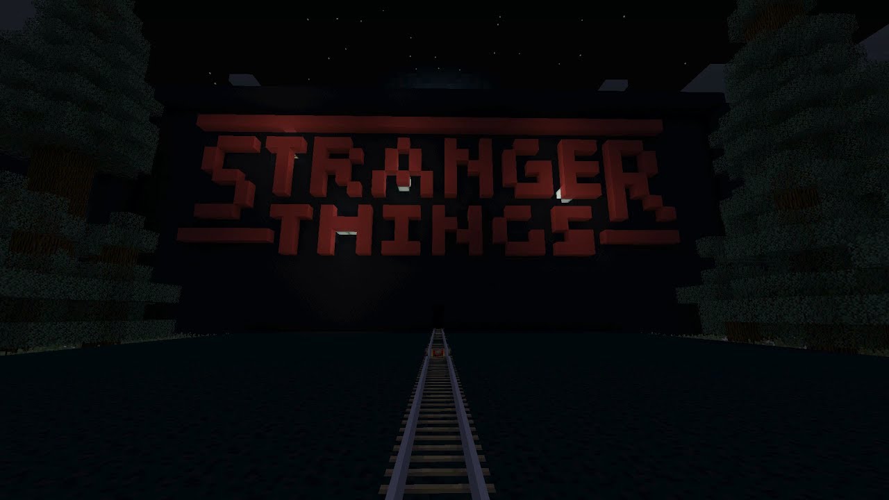 Stranger Things: Minecraft Roller Coaster