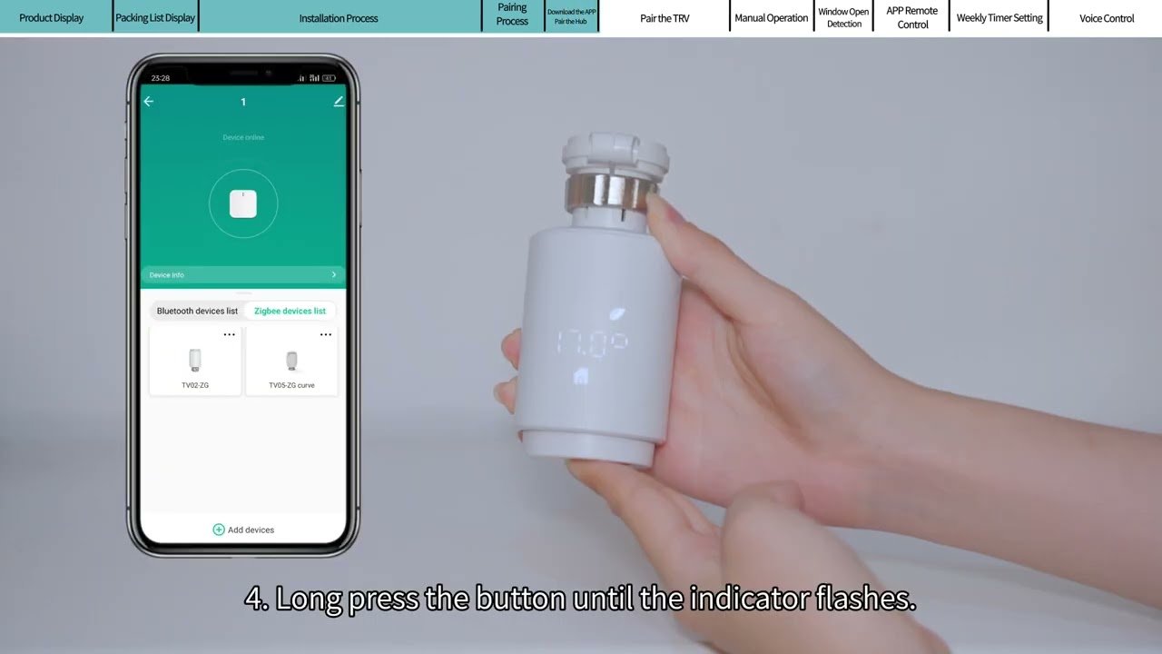 How to Install Tuya Zigbee Smart Thermostatic Valve?