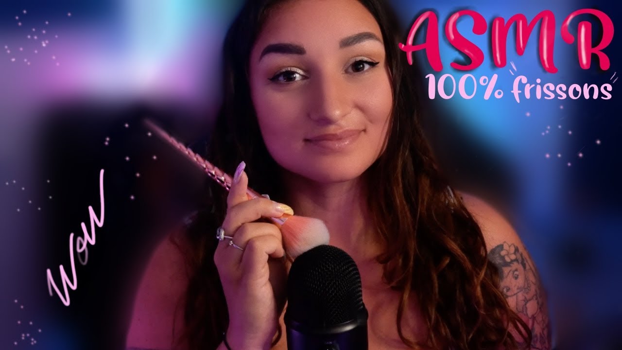 ASMR FRANÇAIS : VOS MOTS DÉCLENCHEURS PRÉFÉRÉS 😍 (+ brushing)