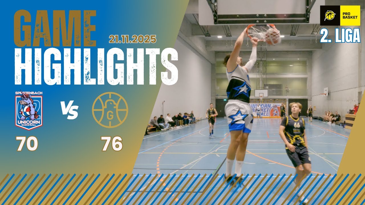 Highlights - Homegame vs. Mörschwil Griffins (21.11.2025)
