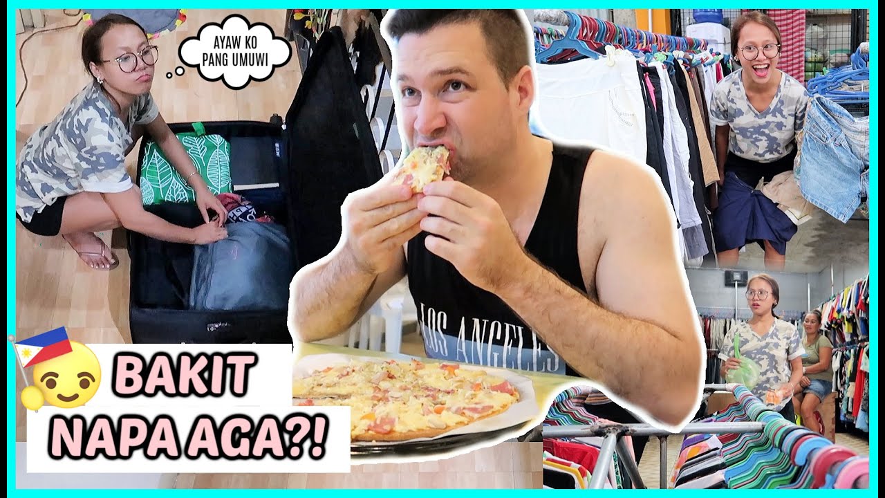 NAPA AGANG IMPAKE! MURA PERO MASARAP NA PIZZA MUKBANG NI MISTER! UKAY UKAY SHOPPING! ❤️ | rhazevlogs