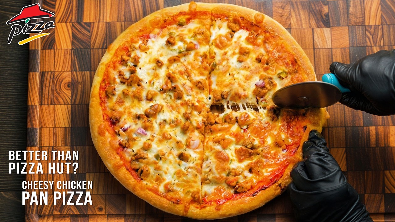 Лучший рецепт куриной пиццы | Лучше, чем Pizza Hut?
