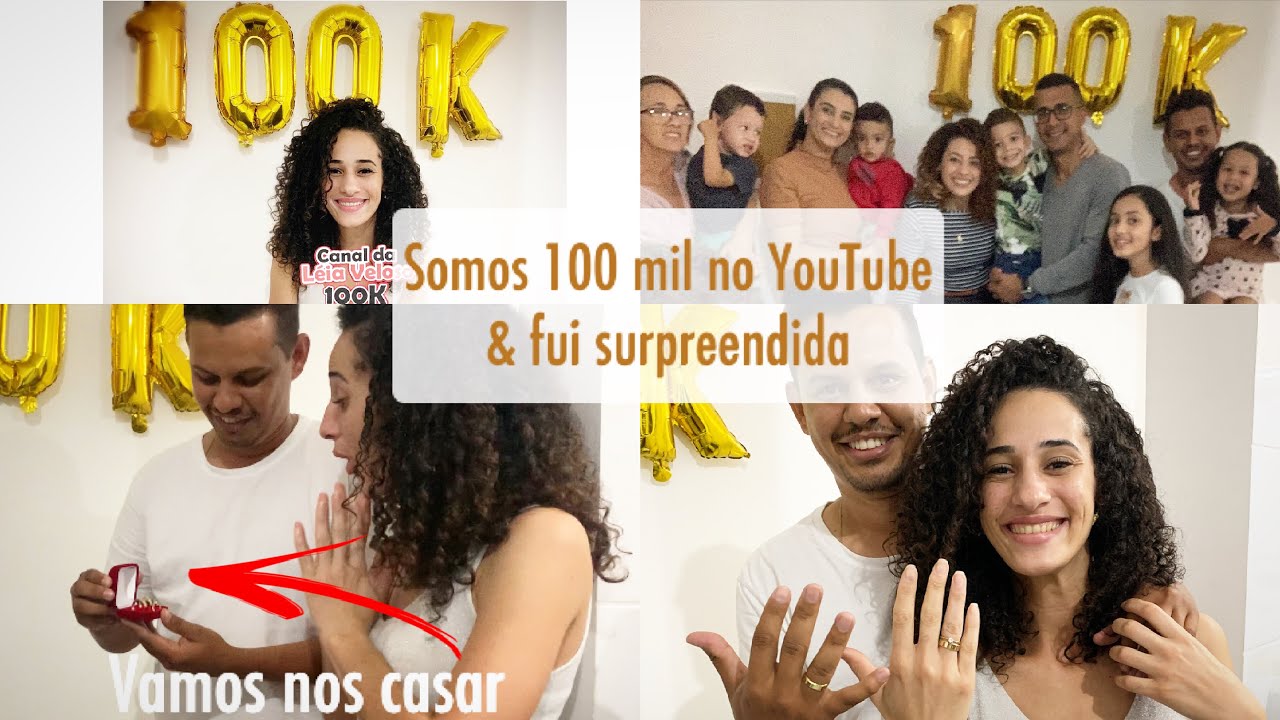 Era para ser uma simples comemoração de 100 mil, mas Fui pedida em casamento || 100k + Mãe vou casar