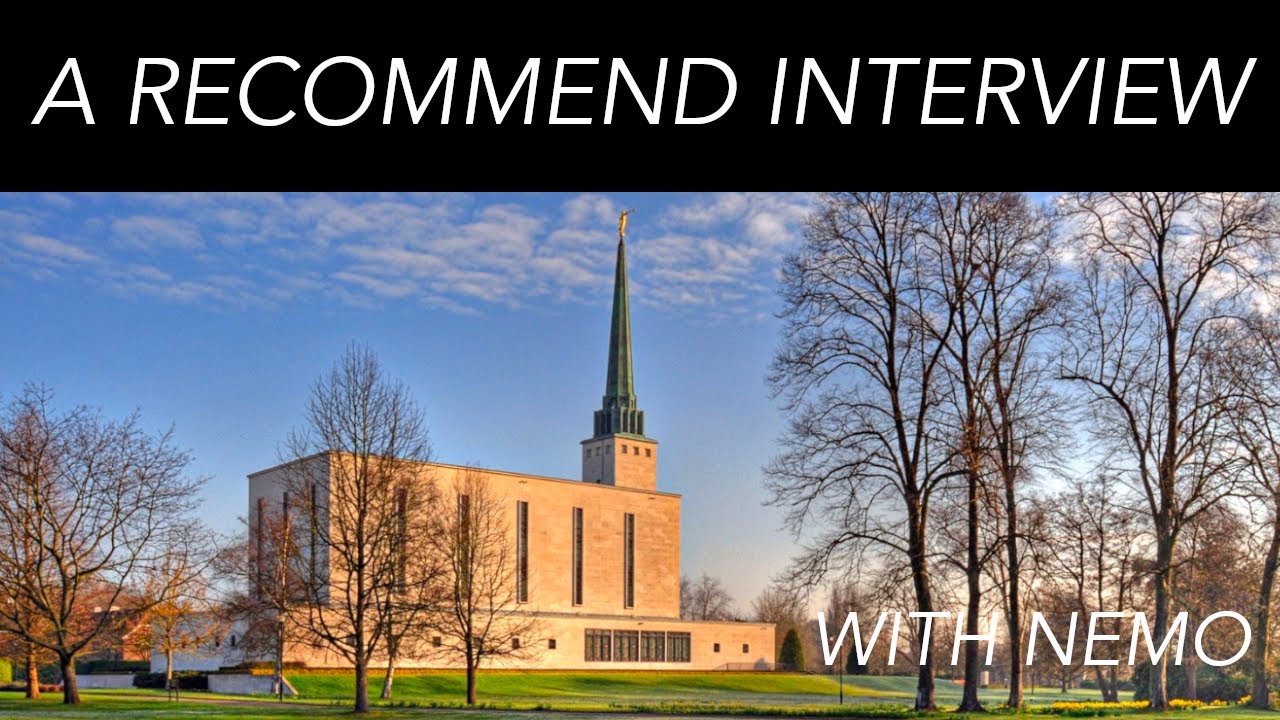 Temple Recommend with a NEVER Mormon