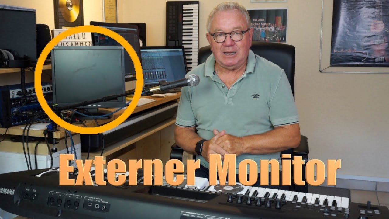 Genos - Externer Bildschirm (Monitor)